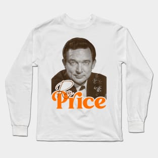 Ray Price // Classic Country Profile Icon Tribute Long Sleeve T-Shirt
